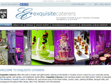 Tablet Screenshot of exquisitecaterers.com